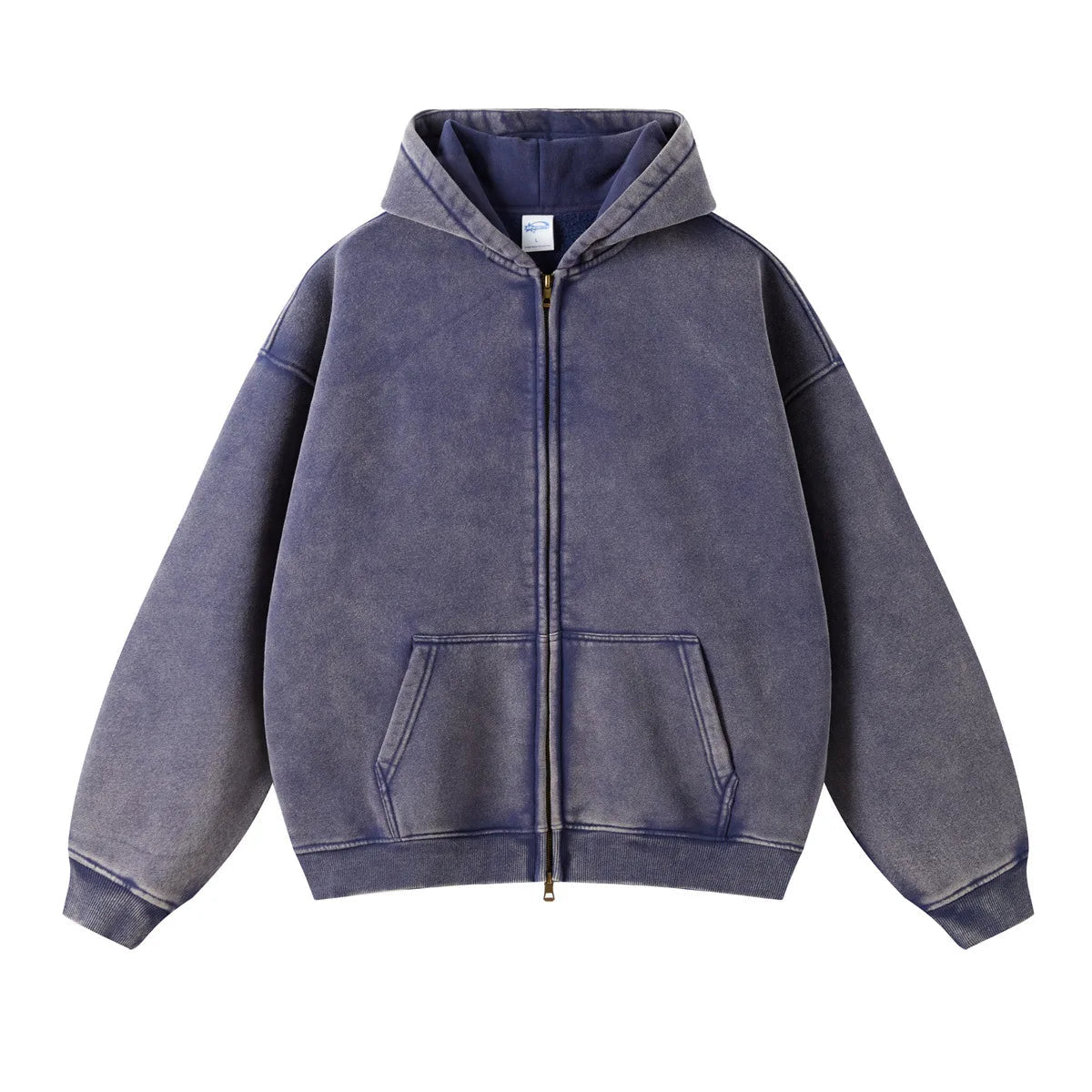 Y2K Essential Zip Up Hooded Sweatshirt