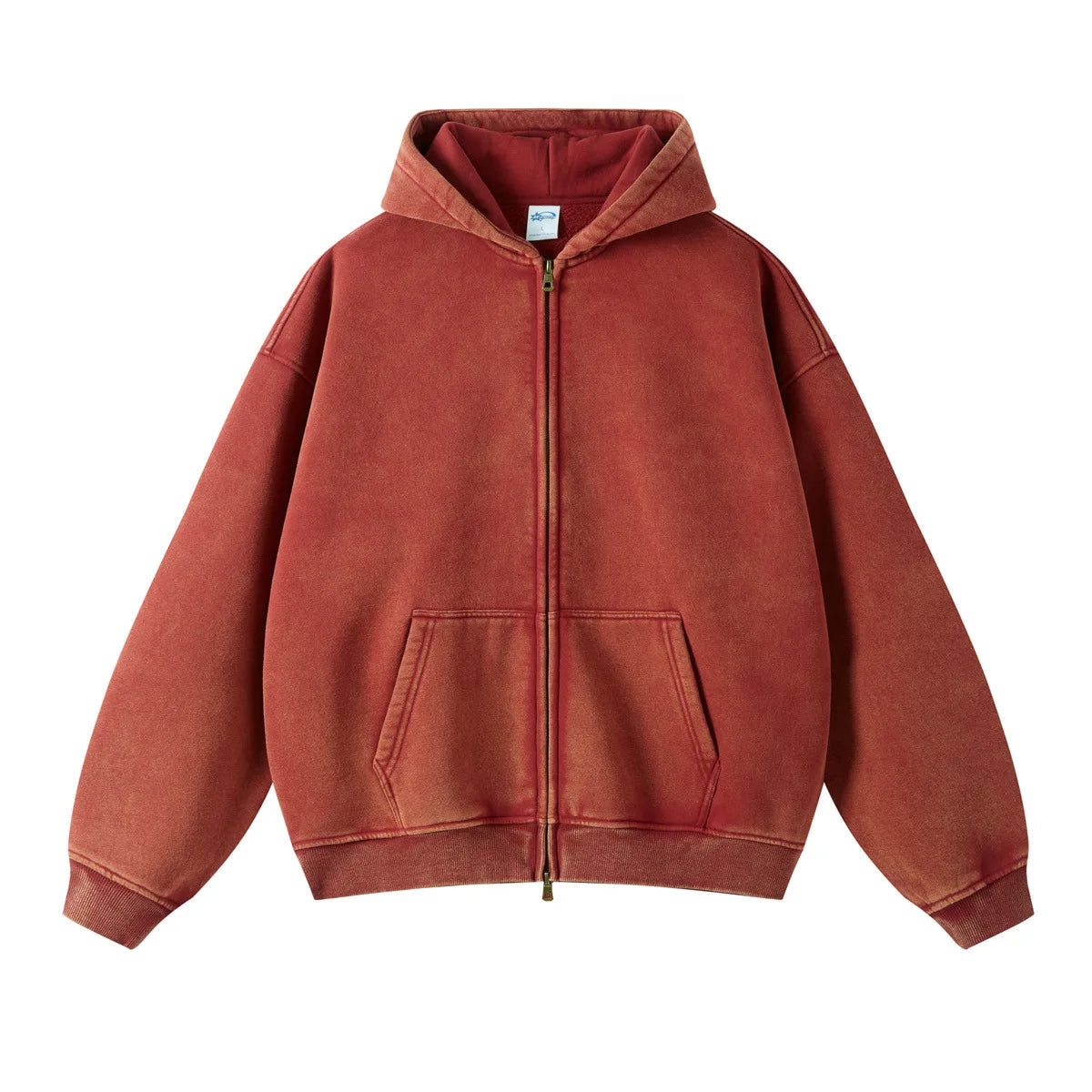 Y2K Essential Zip Up Hooded Sweatshirt