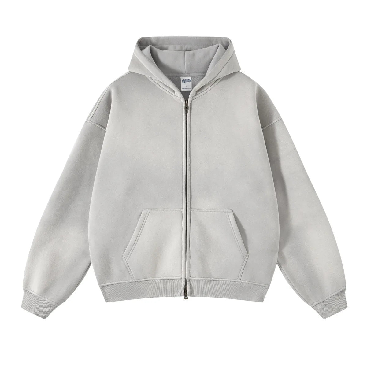 Y2K Essential Zip Up Hooded Sweatshirt