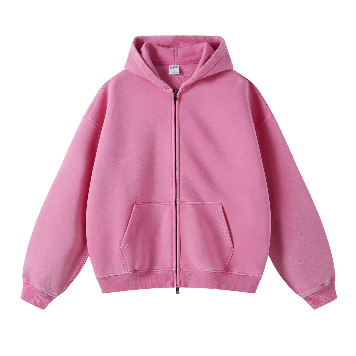 Y2K Essential Zip Up Hooded Sweatshirt