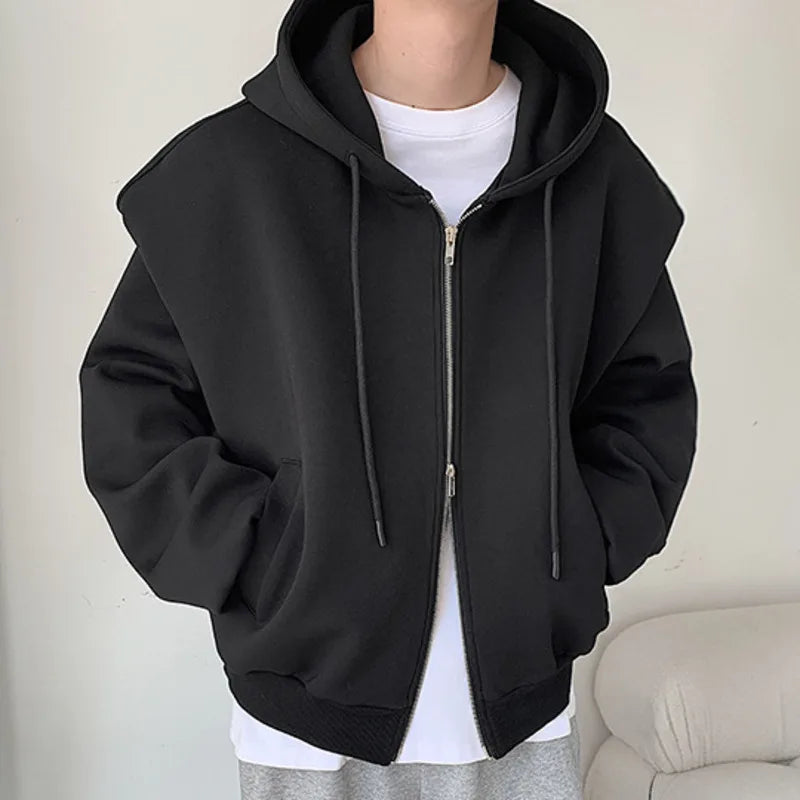 Y2K Essentials Double Zip Up Hoodie