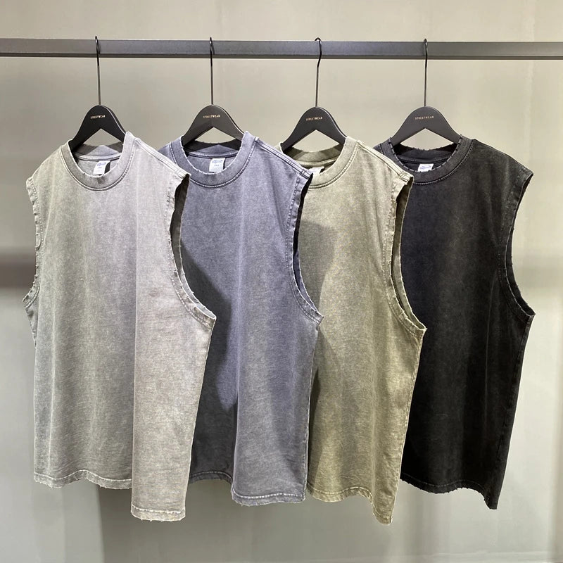 Y2K Essentials Washed Tank Top