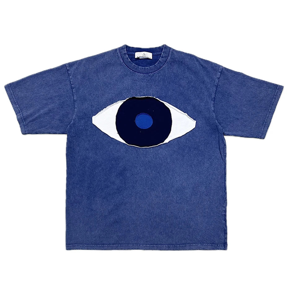 Y2K Evil Eye Washed T Shirt