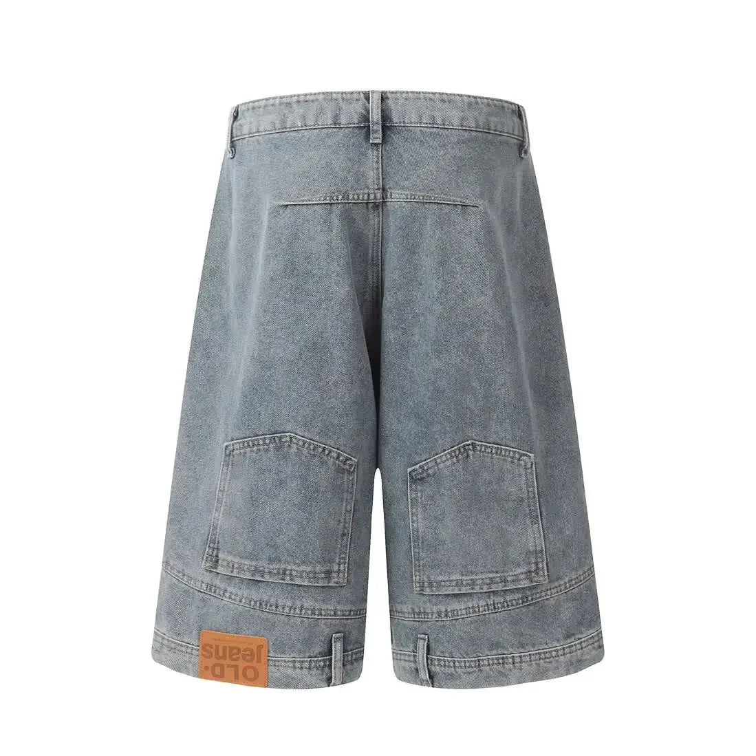 Y2K Flipped Denim Shorts Jorts