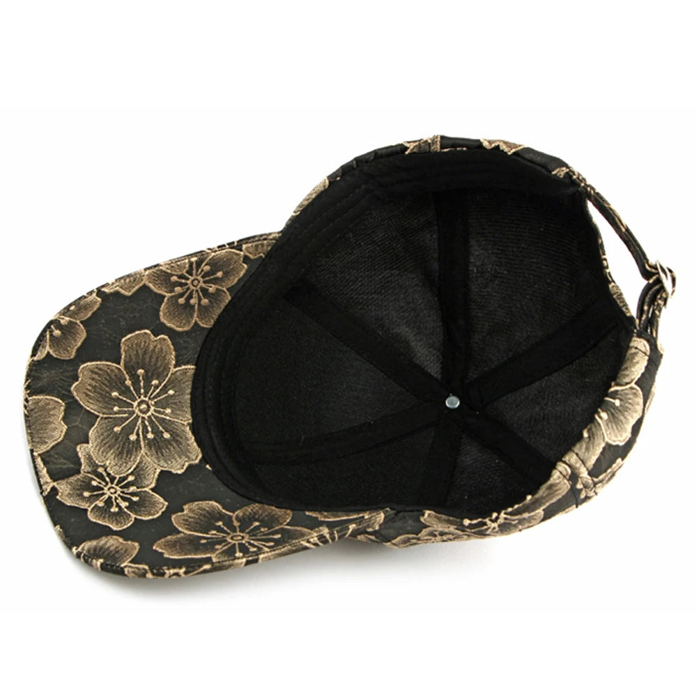 Y2K Floral All Over Graphic Baseball Cap