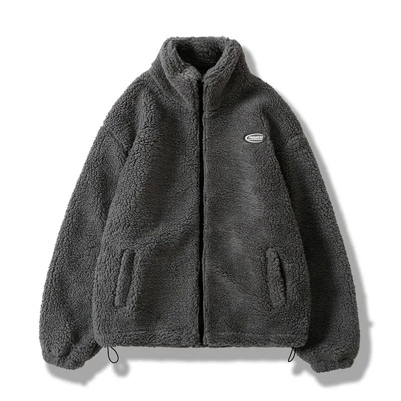 Y2K Fluffy Zip Up Fleece Jacket