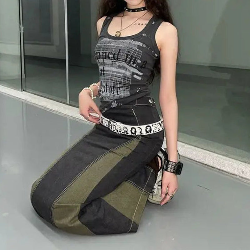 Y2K Free Me Graphic Tank Top