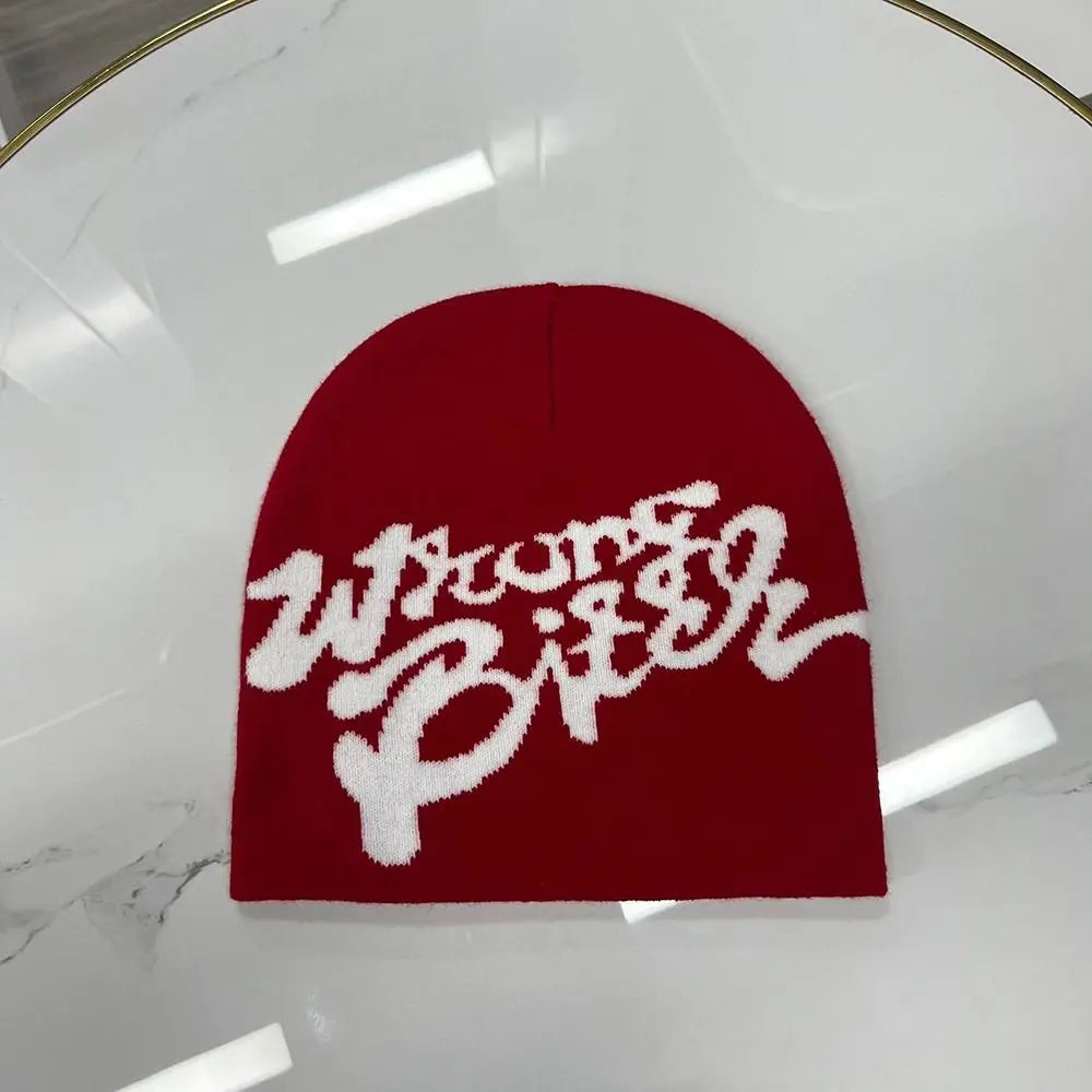 Y2K Graffiti Spray Graphic Beanie