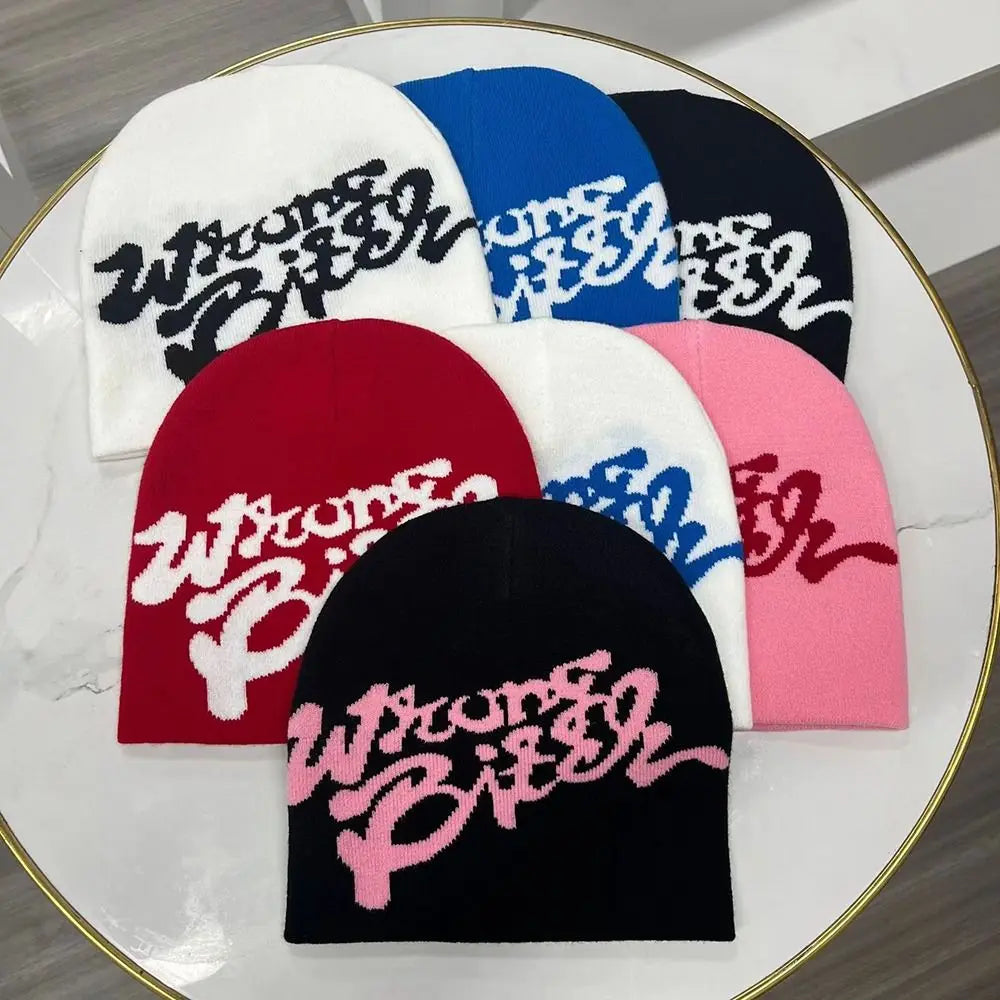 Y2K Graffiti Spray Graphic Beanie