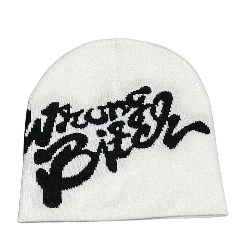 Y2K Graffiti Spray Graphic Beanie