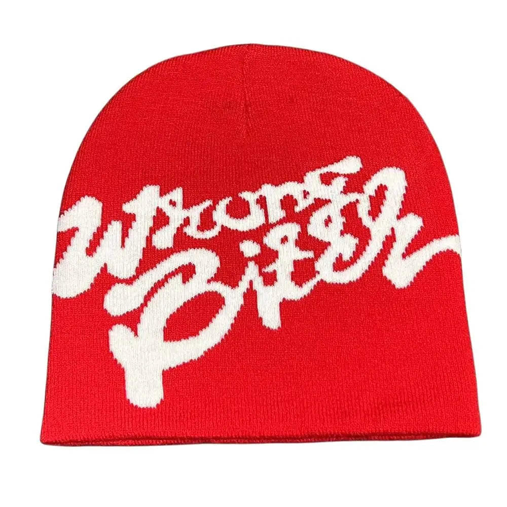 Y2K Graffiti Spray Graphic Beanie