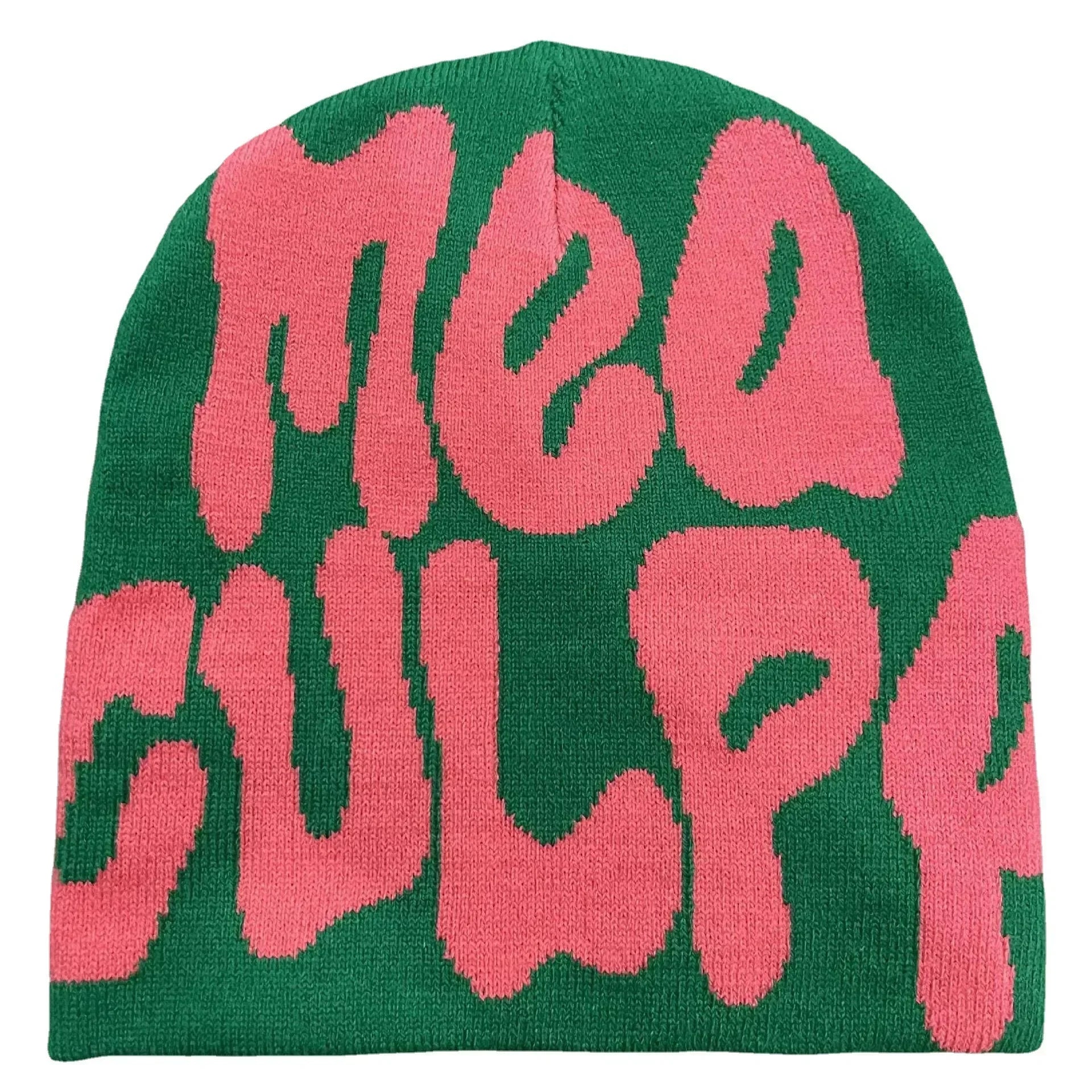 Y2K Graphic Coloured Beanie