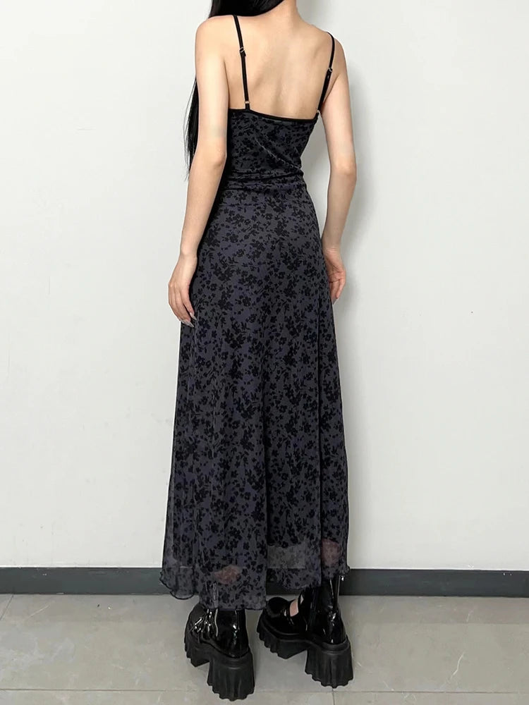 Y2K Grunge Long Maxi Dress