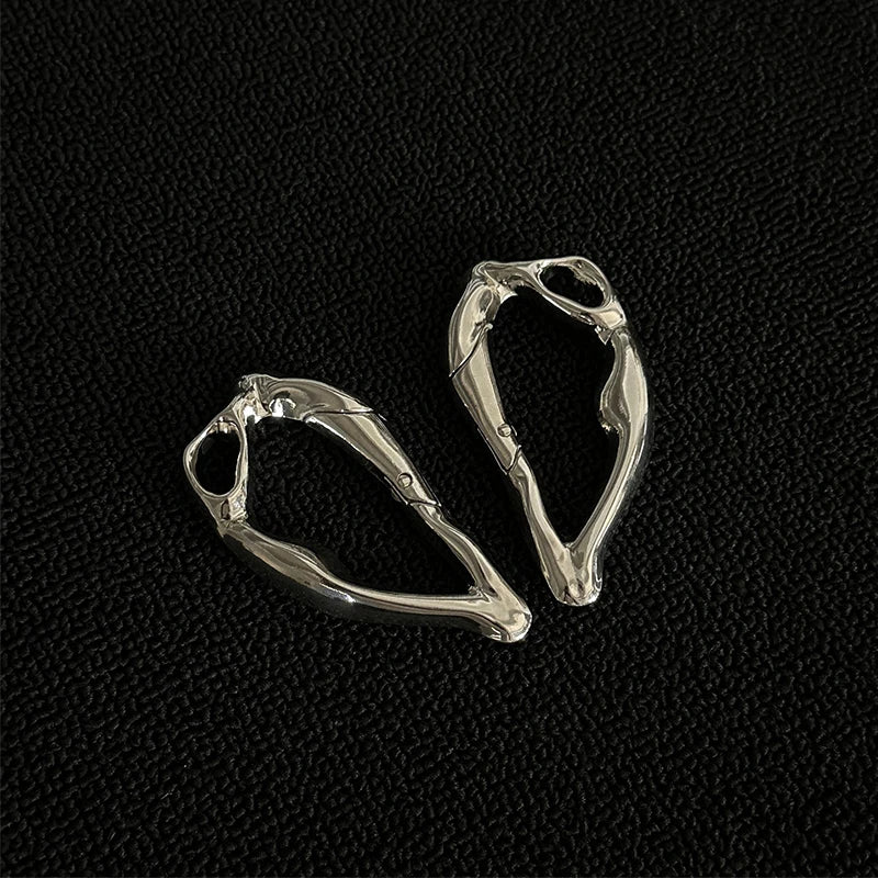 Y2K Half Heart Carabiner Belt Loop Keychain