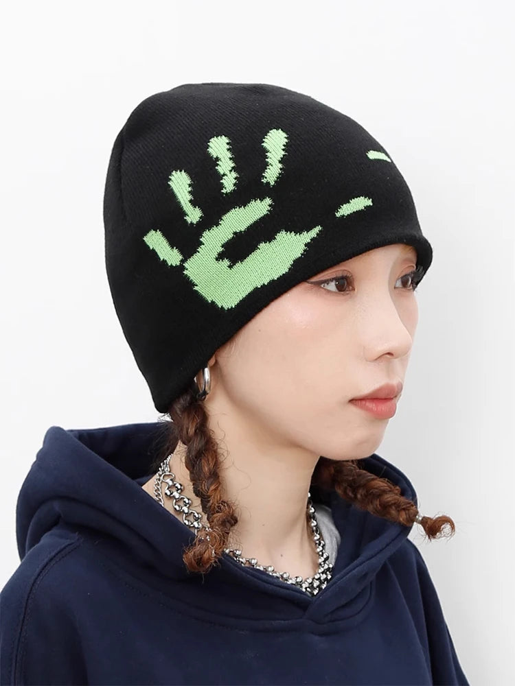 Y2K Hand Print Beanie