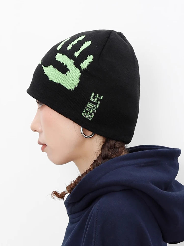 Y2K Hand Print Beanie