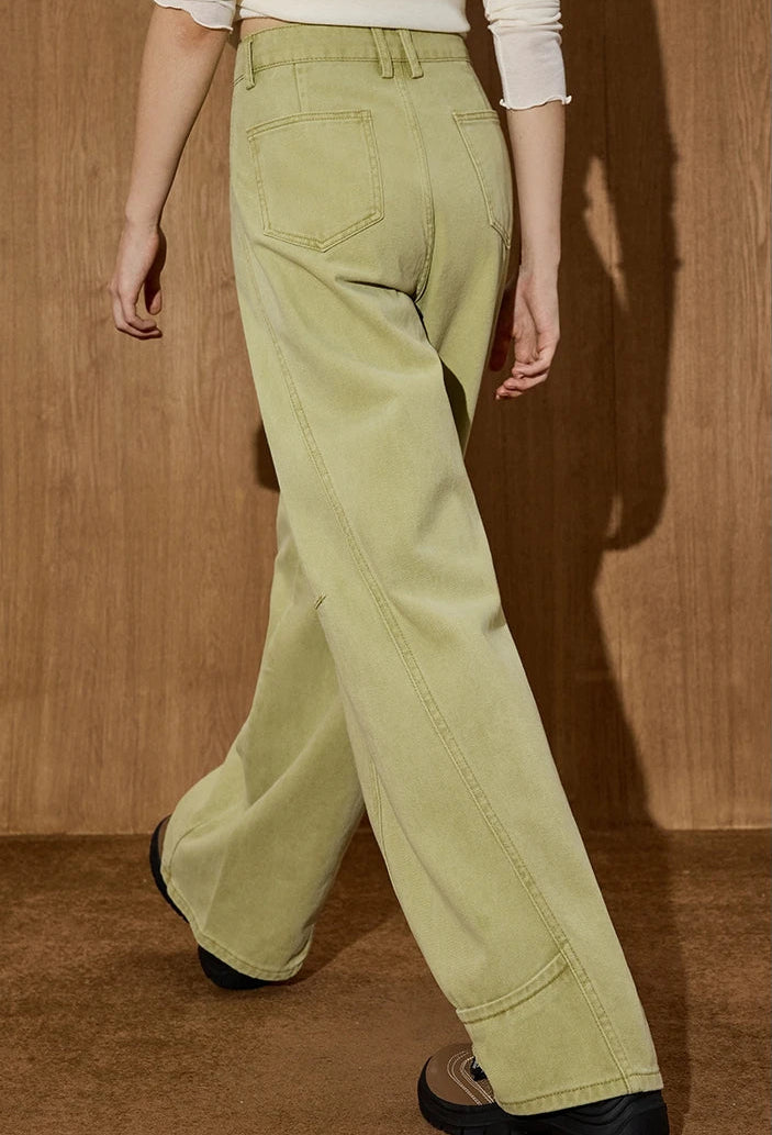 Y2K High Waist Wide Leg Boyfriend Fit Jeans