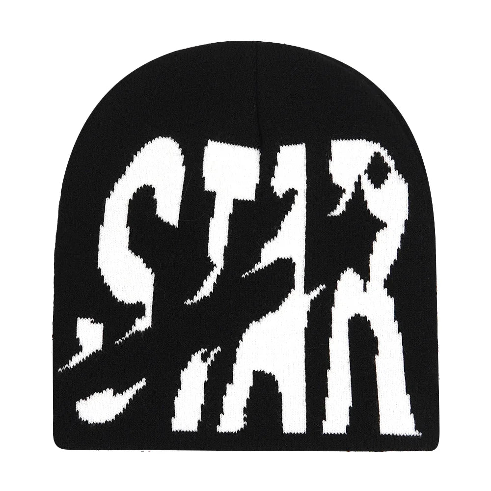 Y2K Hit Star by Star Graphic Beanie