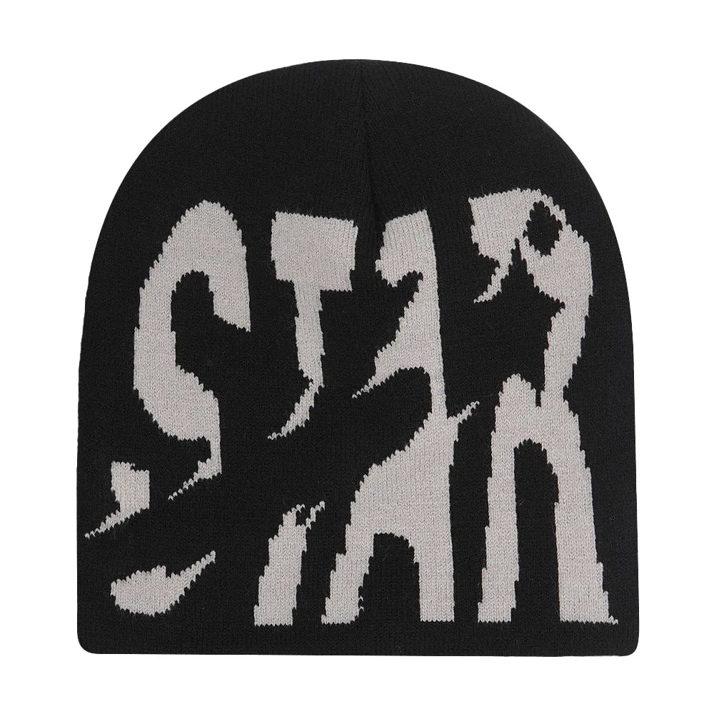 Y2K Hit Star by Star Graphic Beanie
