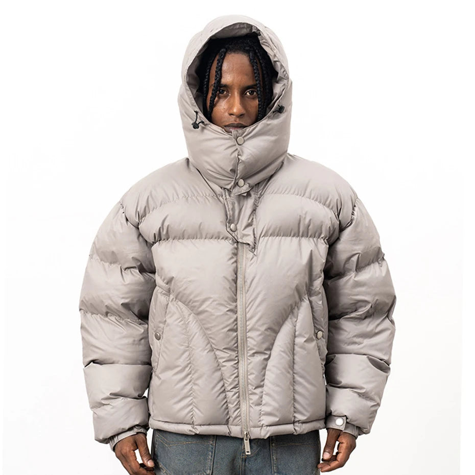 Y2K Hoodie Puffer Jacket Coat