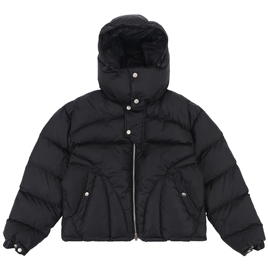 Y2K Hoodie Puffer Jacket Coat