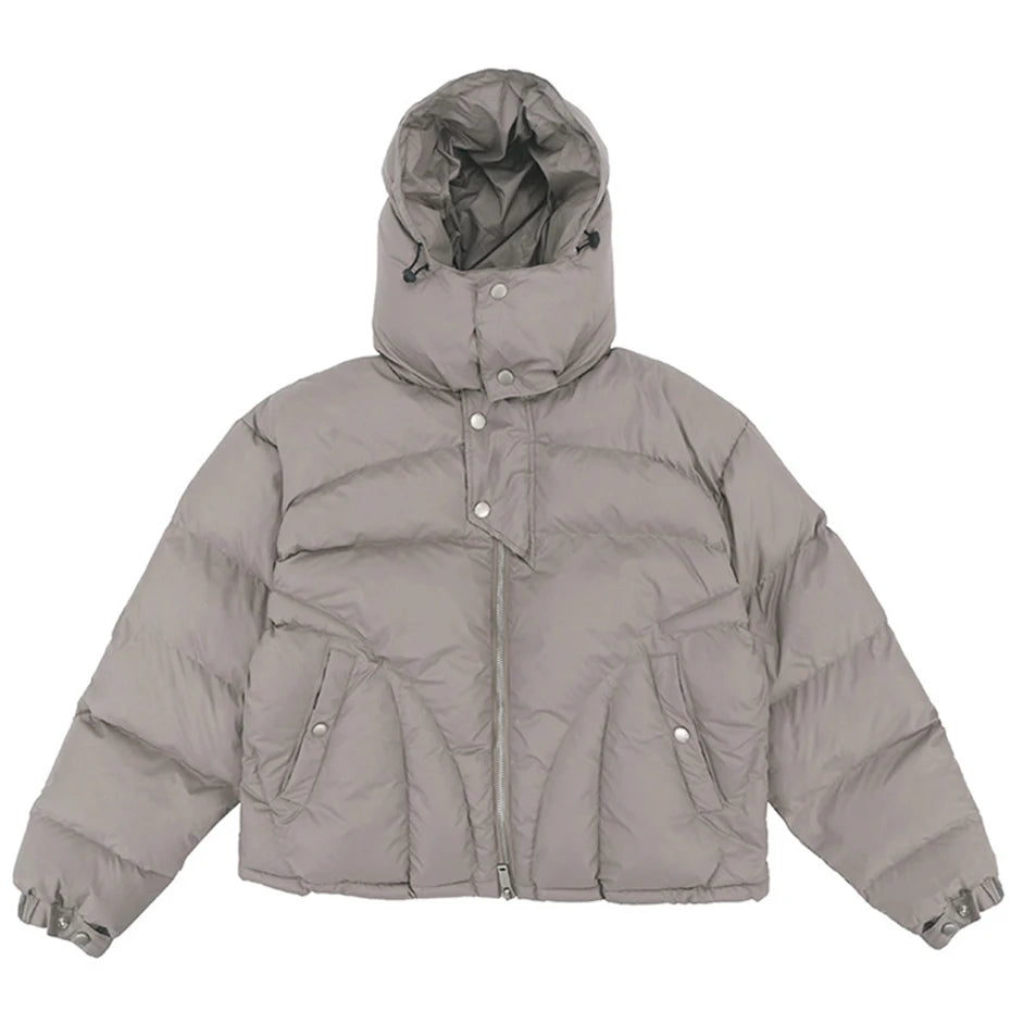 Y2K Hoodie Puffer Jacket Coat