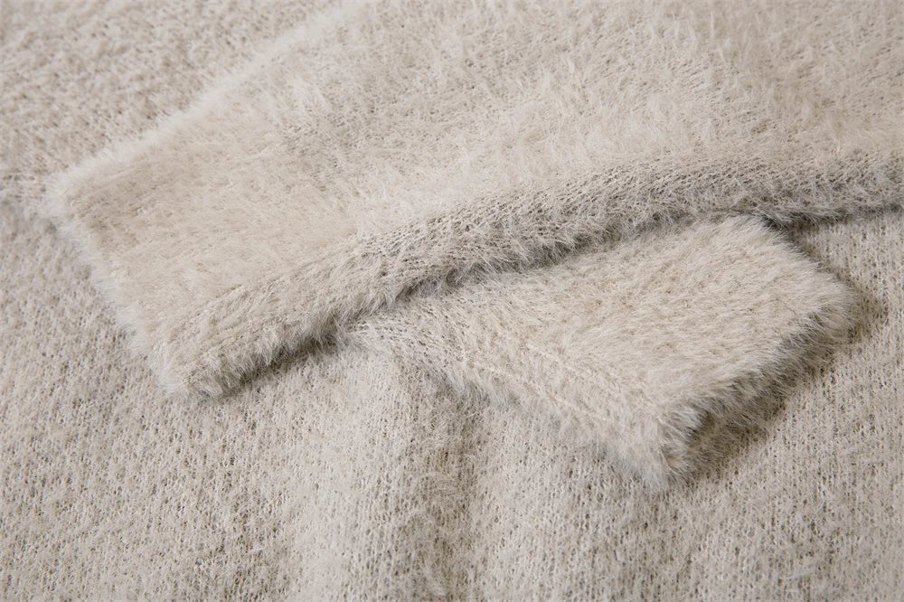 Y2K Jacquard Knitted Sweater