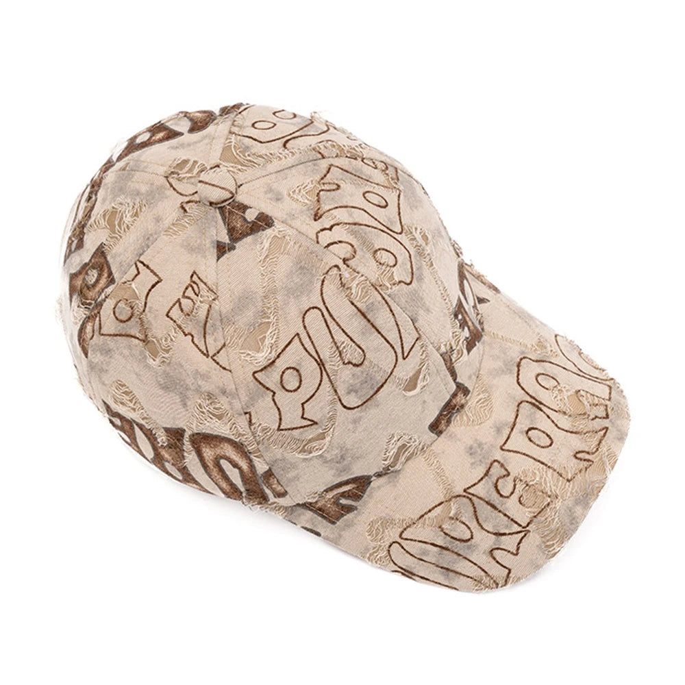 Y2K Jumble Letter Baseball Cap