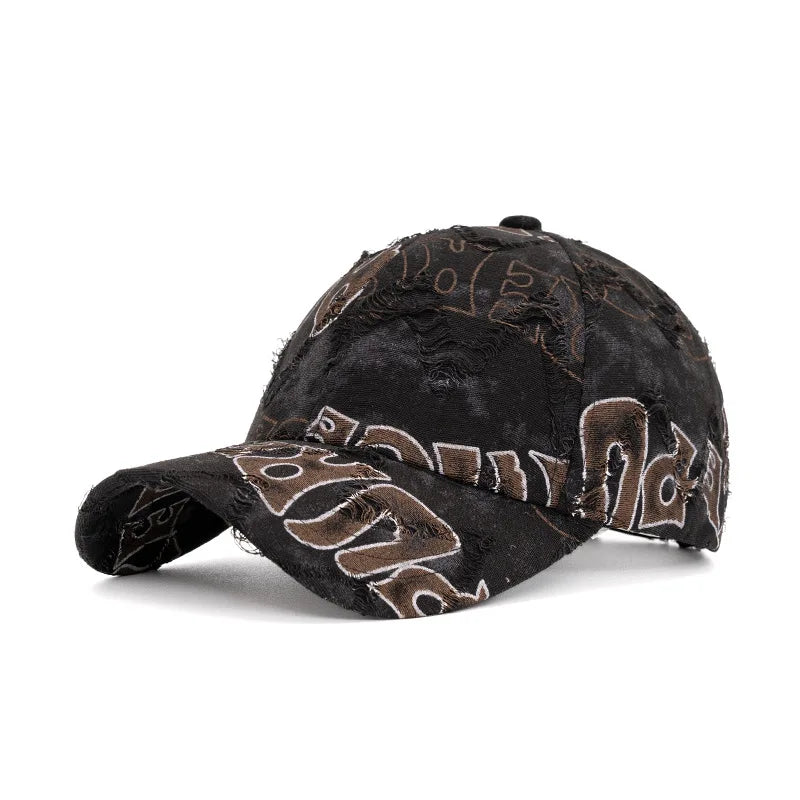 Y2K Jumble Letter Baseball Cap