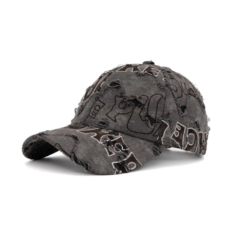 Y2K Jumble Letter Baseball Cap