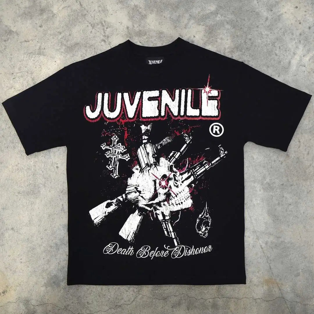 Y2K Juvenile Graphic T Shirt