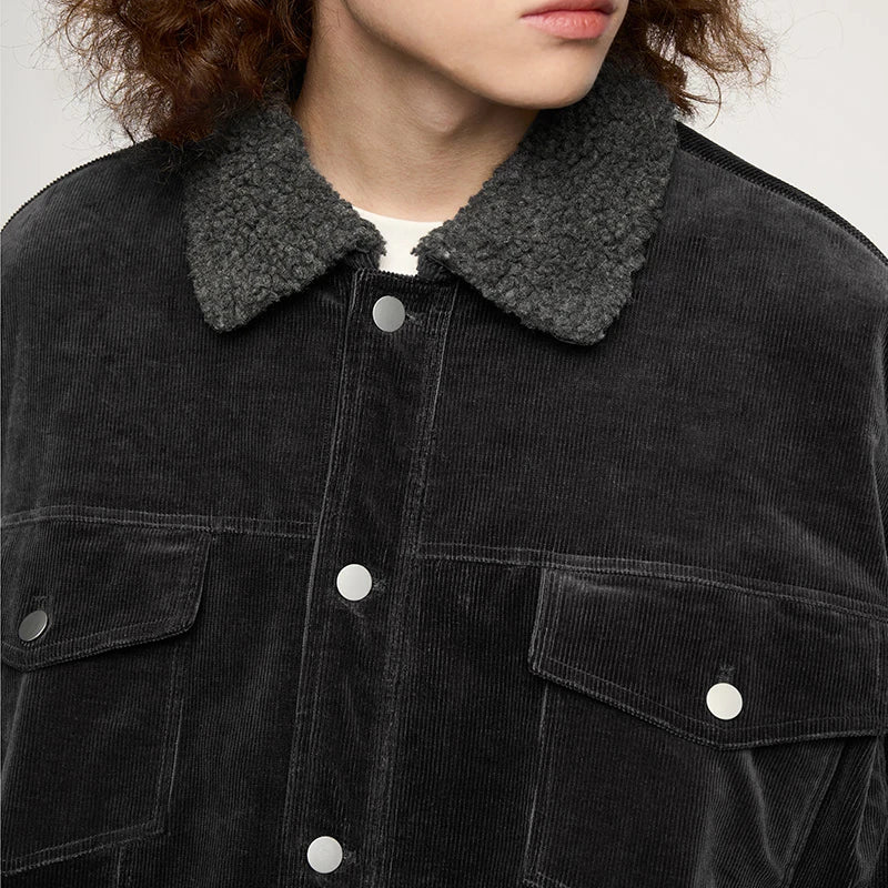 Y2K Lapel Corduroy Jacket