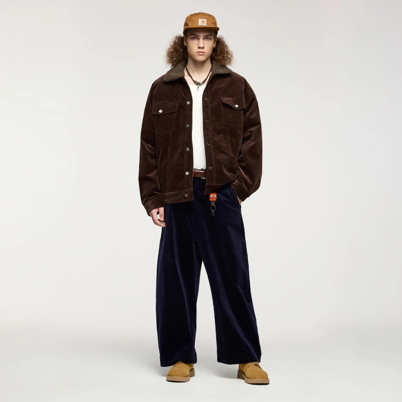 Y2K Lapel Corduroy Jacket