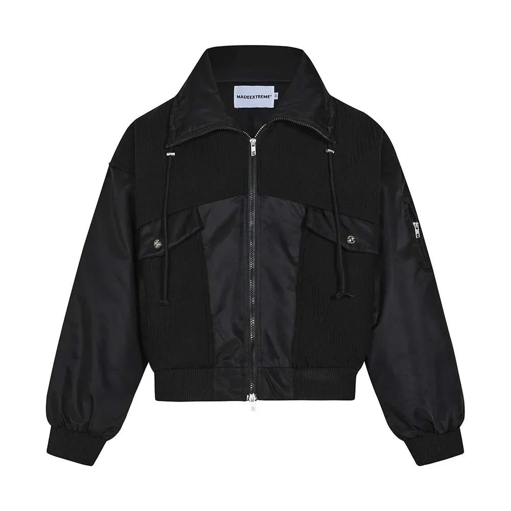 Y2K Large Pocket Bomber Jacket