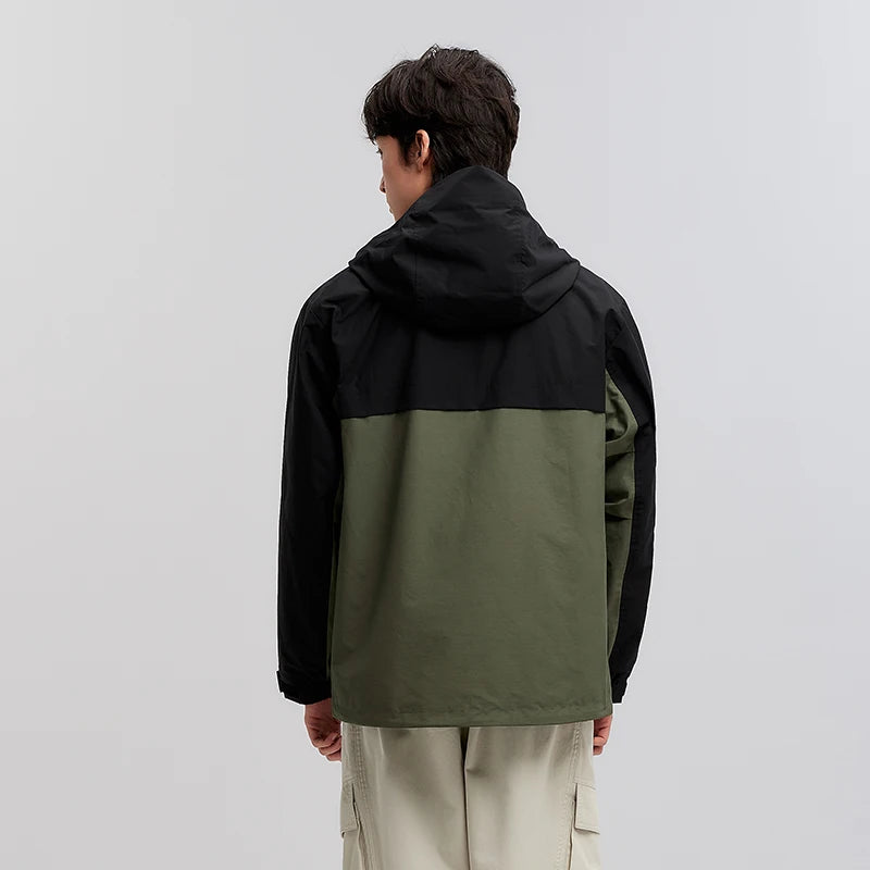 Y2K Layered Windbreaker Jacket