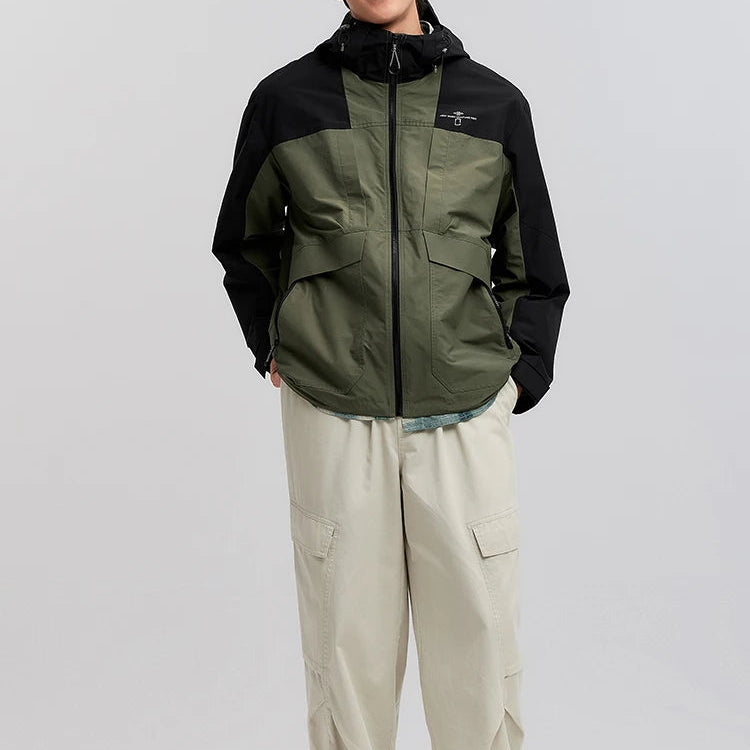 Y2K Layered Windbreaker Jacket