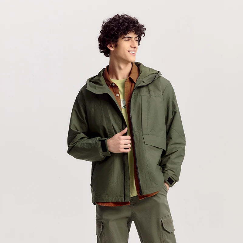 Y2K Layered Windbreaker Jacket