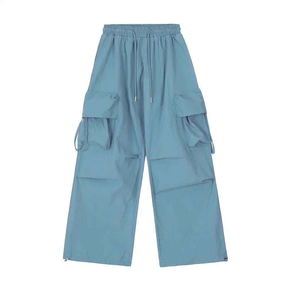 Y2K Lightweight Baggy Cargo Trousers