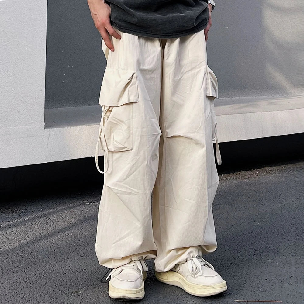 Y2K Lightweight Baggy Cargo Trousers