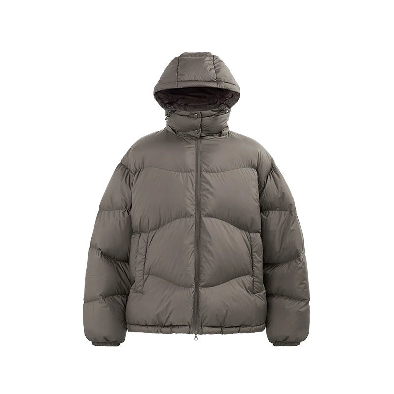 Y2K Lightweight Hooded Puffer Jacket Coat