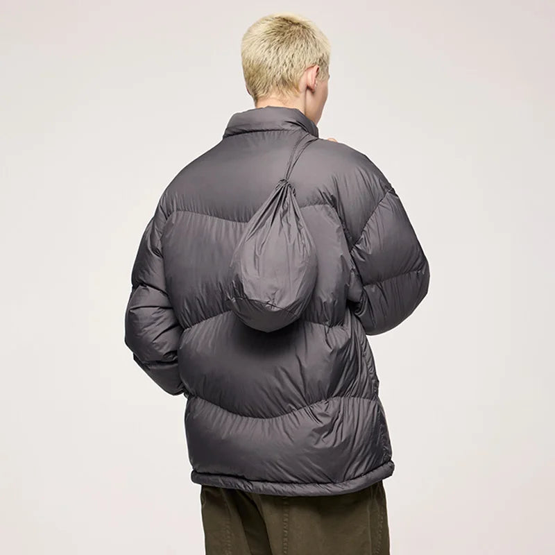 Y2K Lightweight Hooded Puffer Jacket Coat