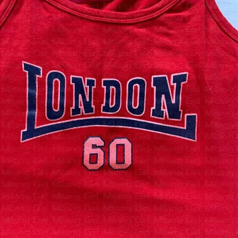 Y2K London Retro Tank Top