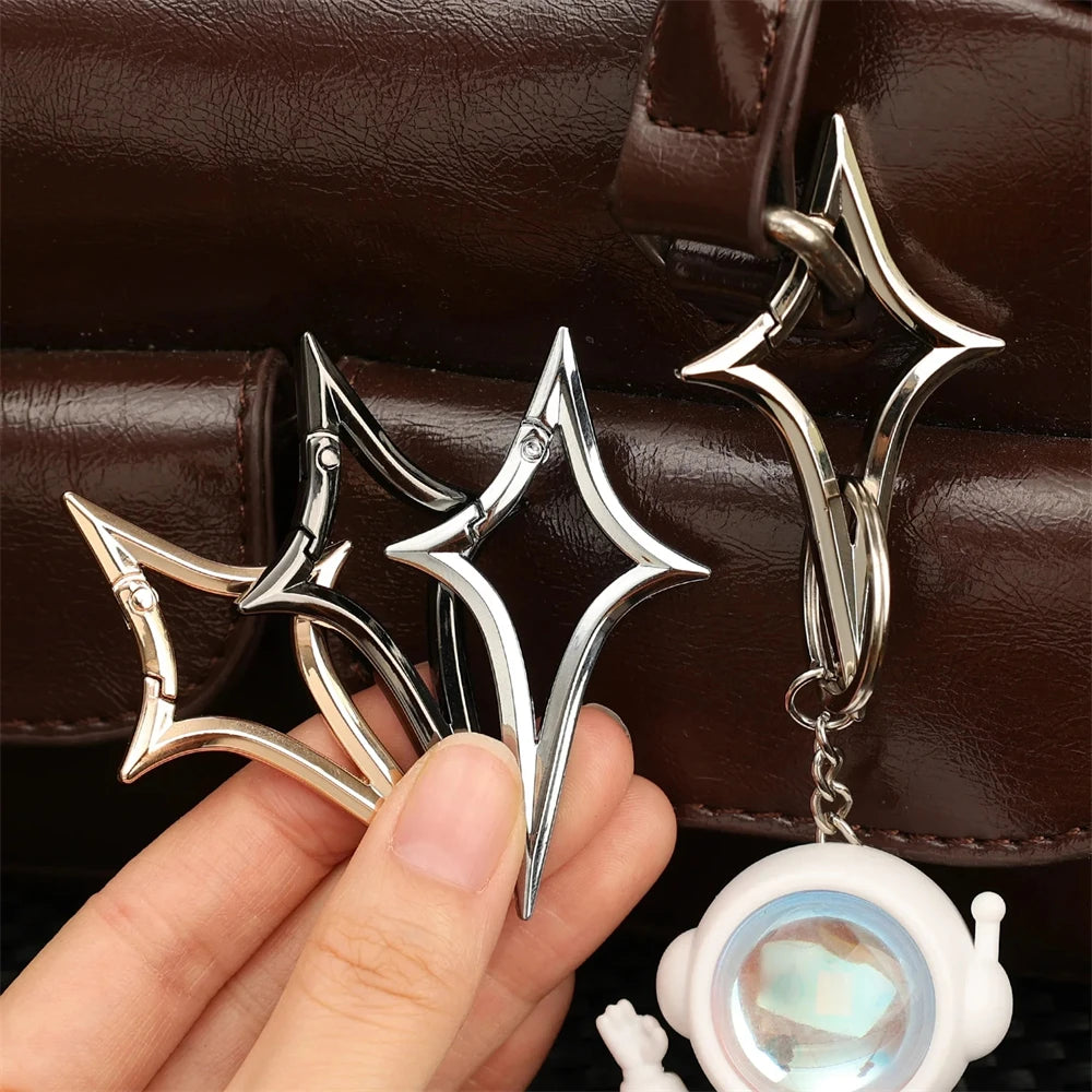 Y2K Long Star Belt Loop Carabiner Keychain