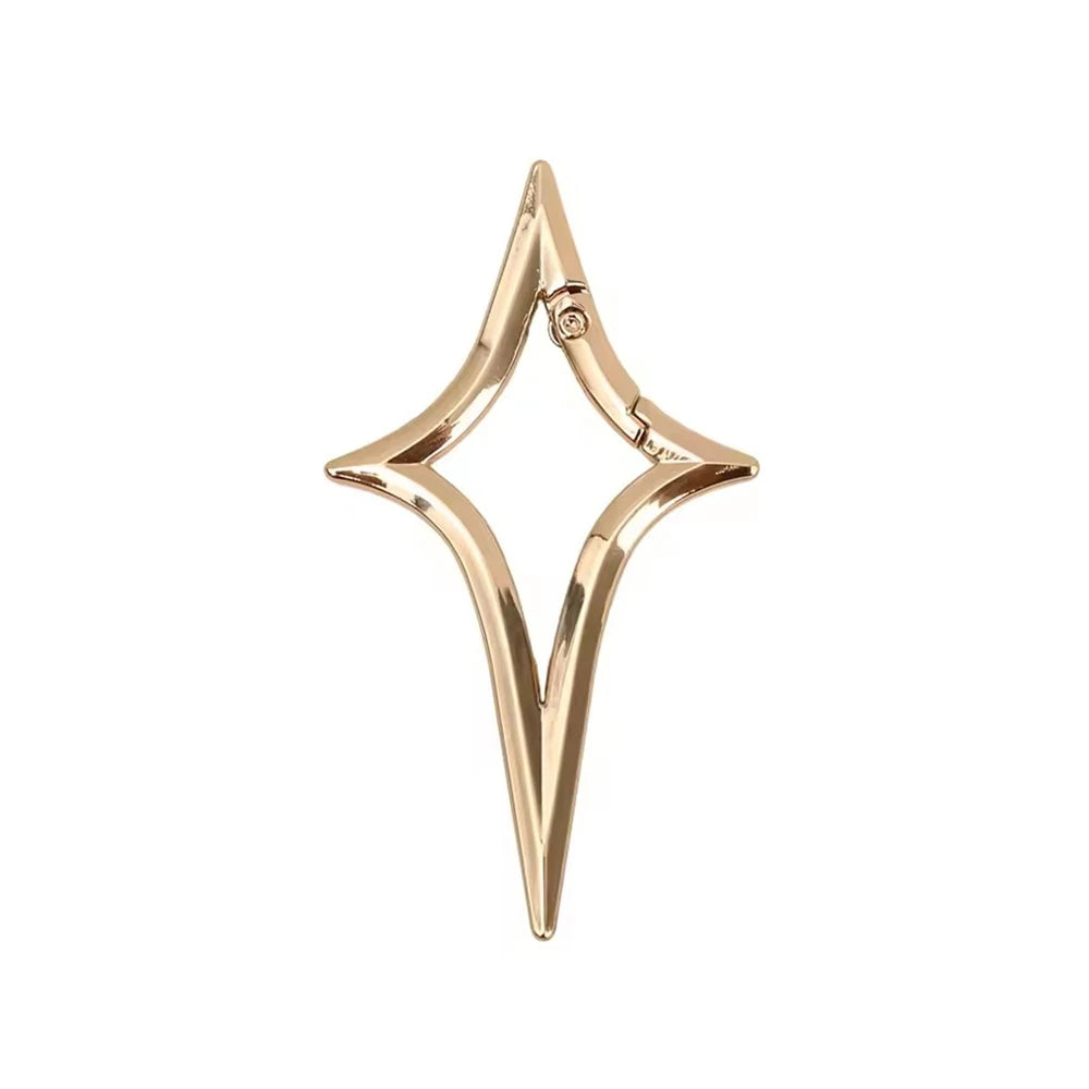 Y2K Long Star Belt Loop Carabiner Keychain