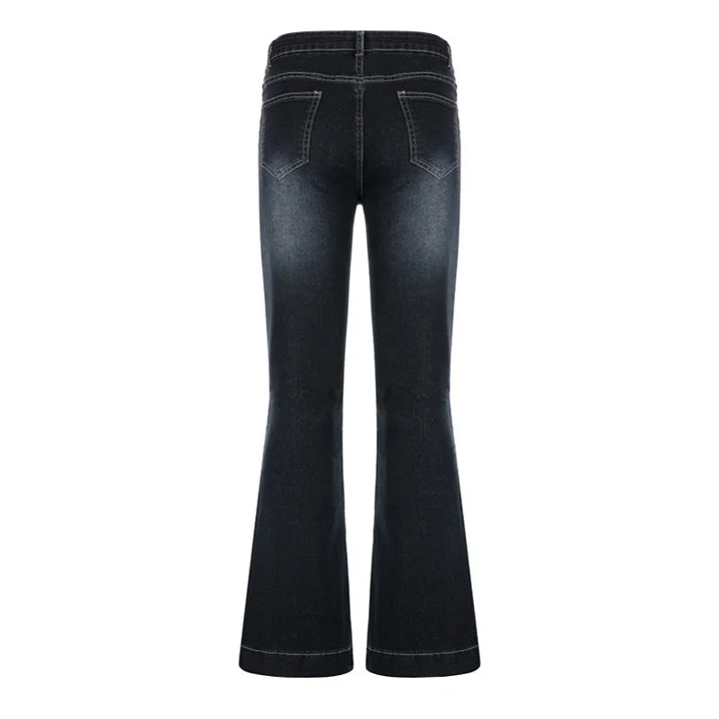 Y2K Low Waist Flared Jeans