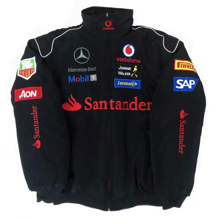 Y2K Mclaren Mercedes F1 Racing Jacket