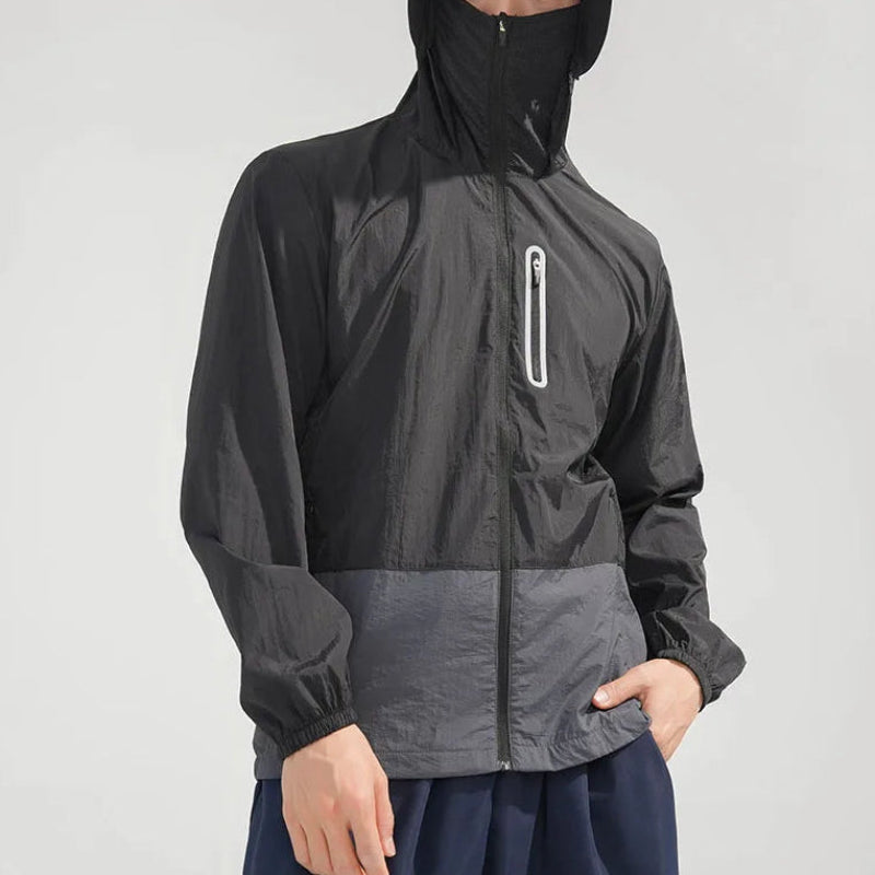 Y2K Mens Waterproof Light Windbreaker Jacket Coat
