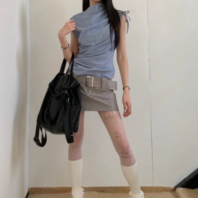 Y2K Minimalist Sleeveless Chic Top