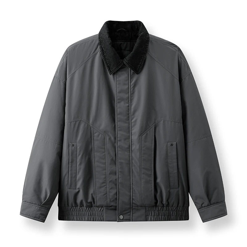 Y2K Mock Two-Piece Bomber Jacket