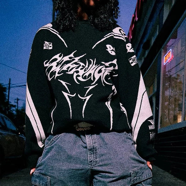 Y2K-Moto-Gothic-Knitted-